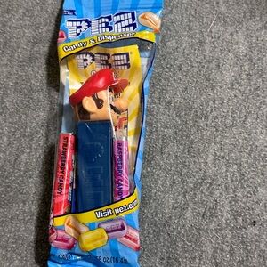 PEZ Super Mario Candy Dispenser - Blue and Red